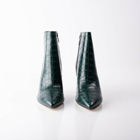 Nine West Womens Fhayla Pointy Toe Booties Ankle - Picture 3 of 9